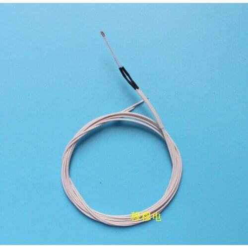 Free ship 50pcs/lot NTC single-ended glass sealed thermistor temperature sensor 3d printer 100 k 3950 1% 1M 200C ntc sensor