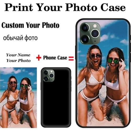 Print Photo Custom Phone Case For iPhone 12 Mini 11 Pro Max SE 2020 8 7 6 6s Plus Case Customized For iPhone X XR XS Max Cover