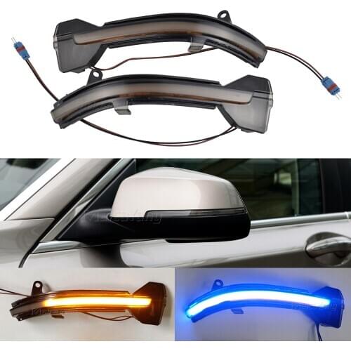 For BMW 5 Series F10 F11 F07 Facelift 2014 2015 2016 Dynamic Sequential Flasher Blinker Side Wing Mirror LED Turn Signal Light
