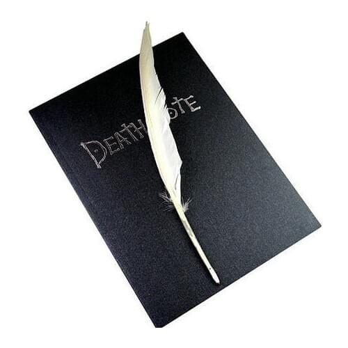 Action Figure Popular Anime Death Note Cosplay Notebook With Quill Pen Cartoon Death Note Notebook Study Stationery Toys for Kid