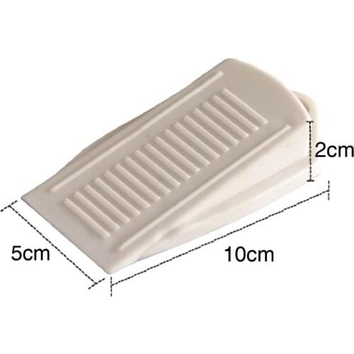 Flexible Rubber Door Stopper Easily Wedges Door Gaps Up 6pcs Brand New Cheaper