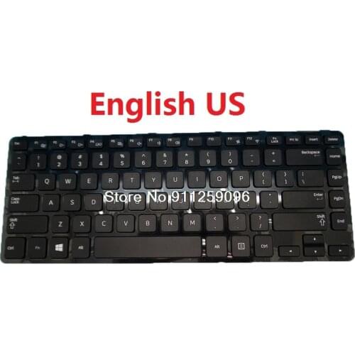 Laptop Keyboard For Samsung NP350E4C NP355E4C 350E4C 355E4C Chinese CN United Kingdom UK English US Latin America LA New