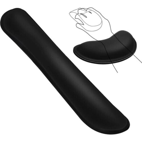 Keyboard Raised Hands Support Wrist Rest Cushion Mouse Comfort Pad for PC Laptop