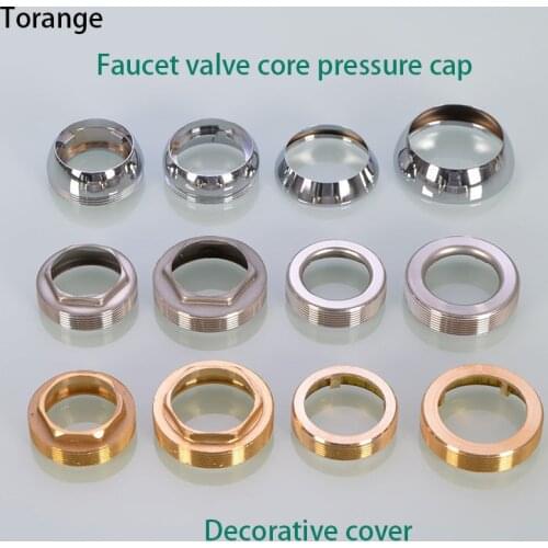 Kitchen Basin Faucet Fitting Shower Fixing Cap Copper Cover Bowl Installation and Maintenance 35/40 Spool Gland Gland