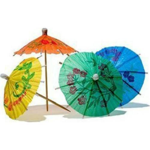 Kitchen Bar Tableware Disposable Colorl Paper Umbrella Decorated Buffet Cupcake Fruit Fork Party Dessert Salad Stick 144 Pc/lot