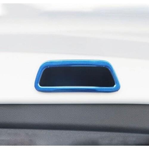 LHD Stainless steel For MG ZS 2018 Car rear Trunk box handle Cover Trim accessories Car Styling 1pcs