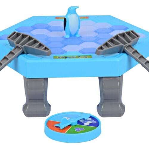 Hot! Penguin Ice Puzzle Game Toy Break Ice Block Hammer Trap Party Table Game Parent-child Interactive Penguin Trap Game