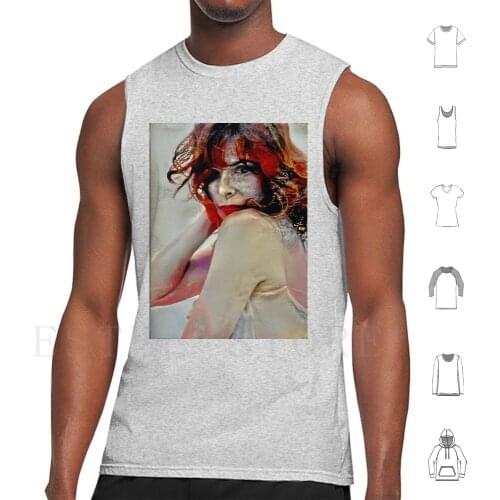 Mylène Farmer Tank Tops Vest Sleeveless A Singer Variety French Joelle Guillaume Digital Creation Concert