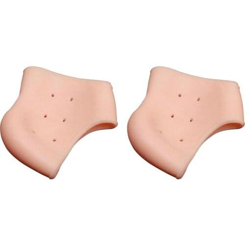 1Pair Feet Care Socks Silicone Moisturizing Gel Heel Socks Foot Skin Care Protectors Anti cracking Heel Protector Silicone Socks