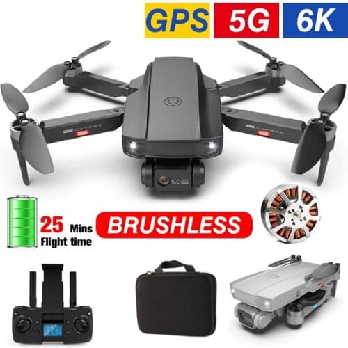 2021 Newest S1 25mins 1km Long Distance Camera Drone 6K HD Recording 4K GPS 5G FPV Brushless Foldable Dron Professional PK L900
