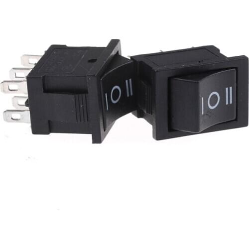 New 5pcs/lot ON/OFF KCD2 203 6P Boat Rocker Switch 6A/250VAC 10A/125VAC Car Dash Dashboard Truck Wholesale