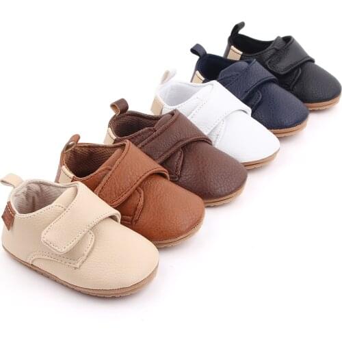 2021 New Infant Newborn Shoes Baby Boy Girl Shoes Boy Small Leather Shoes Toddler Soft Sole Anti-Slip First Walkers Moccasins