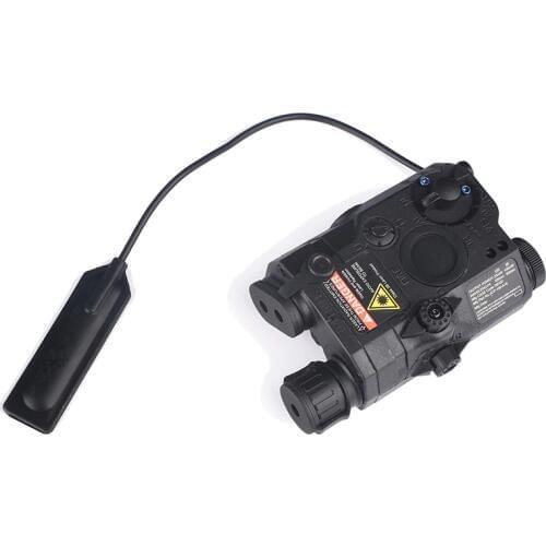 Hunting LA PEQ 15 Tactical Flashlight Led Laser IR Infrared Military Battery Case with Red Laser and IR Fits for Standard