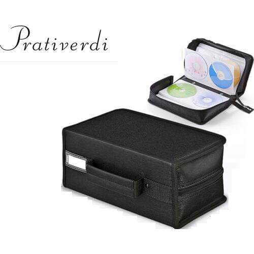 Portable Storage Bags Portable High Strength Compression Easy Storage For Home and Outdoor Travel 160 discs CD DVD Capacity