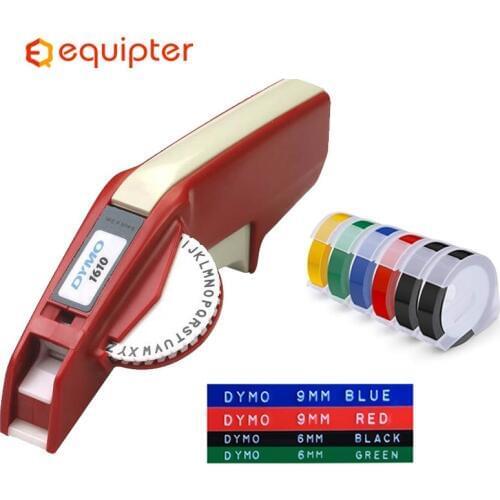 Dymo 3D Embossing Manual Stereo Label Printers 1610 Plastic Label Printers Letterings Machine Express Organizer Label Maker