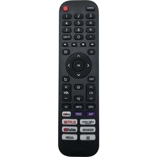Remote Control Replace For Hisense 4K UHD LED Smart TV EN2D30H 43H6G 50H6G 55H6G 65H6G 50A7300F 55A7300F 55A7500F 65A7300F