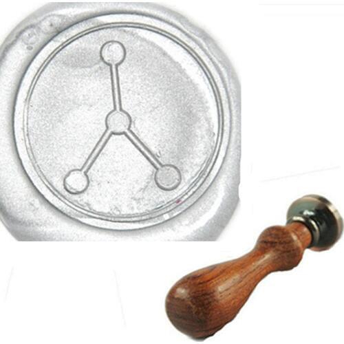 Cancer Constellation Wax Seal Stamp, Brass Head with Wooden Handle, Wedding Invitation Wax Seal Sealing