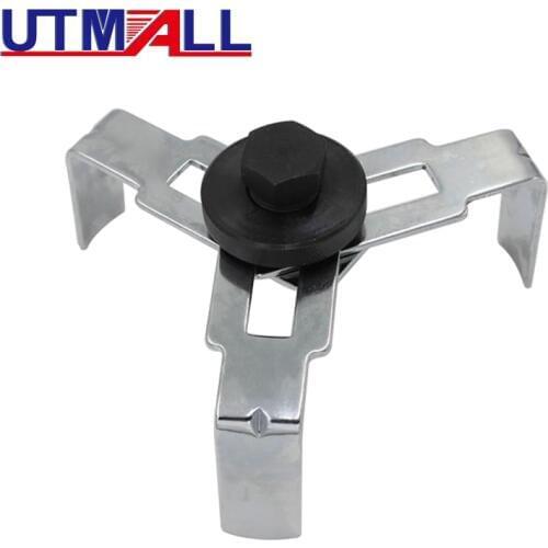 Adjustable Fuel Tank Sender Retaining Ring Wrench Tool 3 Leg Wrench Adjustable 75-160mm