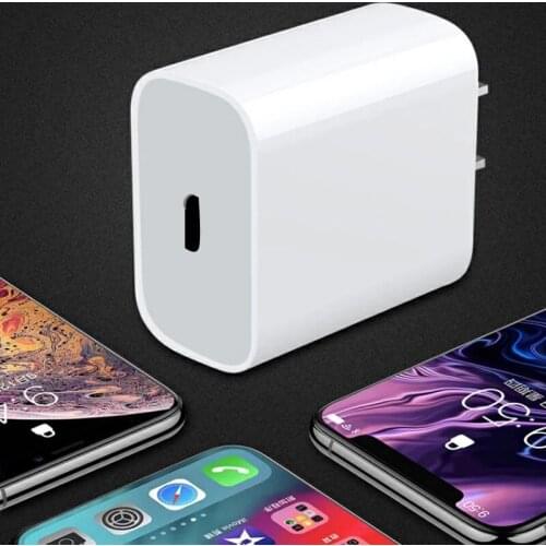 PD Type C 20W USB PD Quick charger LED Fast Phone Charge Wall Adapter For iPhone 12 11 AirPods iPad Huawei Xiaomi Samsung