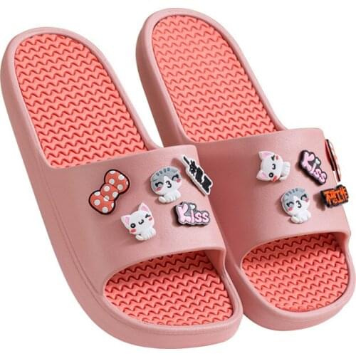 Slippers womens bathroom womens indoor bath home lovers silent thick bottom home slippers men men shoes house slippers