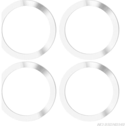 4PCS Universal Round Metal Rings for Magnetic Qi Wireless Charger Air Vent Magnet Car Mount Holder for iphone Smart Phones N20