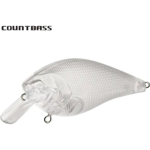 10pcs Blank Lure bodies, Crank Bait 70mm, Unpainted Fishing Bait, Crankbaits, Wobblers, Freshwater Fish Lures, Plug