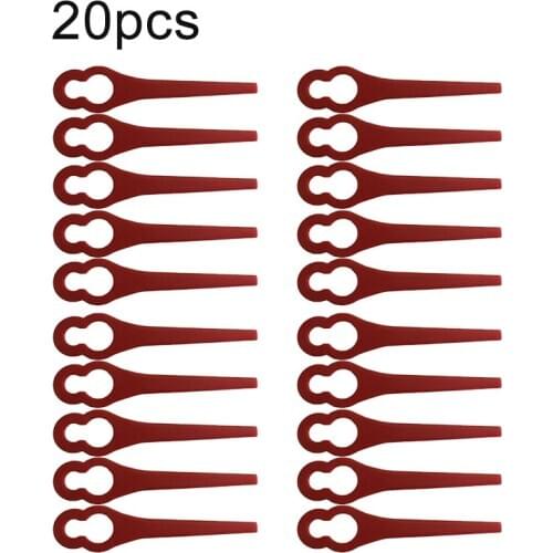 20Pcs Plastic Grass Trimmer Blades Leaf For Parkside Cordless Lawn Trimmer PRTA 20-Li A1 -LIDL IAN 311046 Lawn Mower Garden Tool