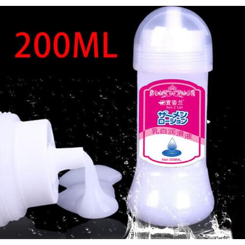 200ML Lubricant for Sex Water Based Oil Lubricant Anal Oral Vagina Adult Masturbation Super Viscous Lube Couple Game Cream Sex