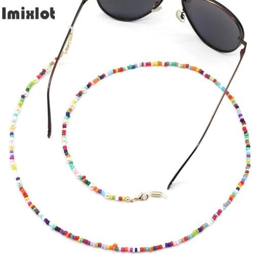 2021 New Fashion Sunglasses Masking Chains For Women Pearl Small Beaded Eyeglasses Chains Lanyards Necklace Jewelry Eye Wear