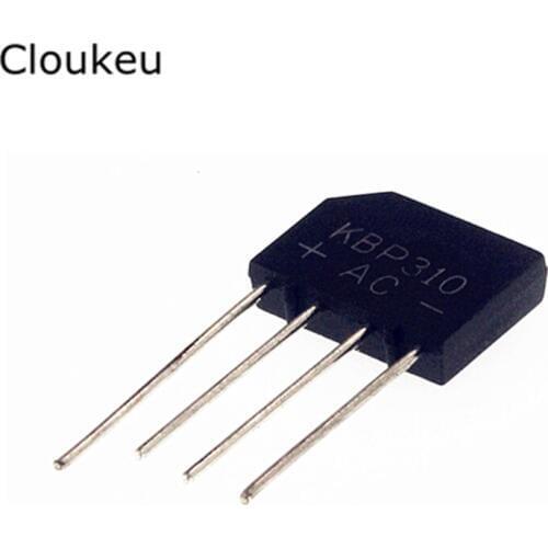 5Pcs KBP310 ZIP4 3A/1000V