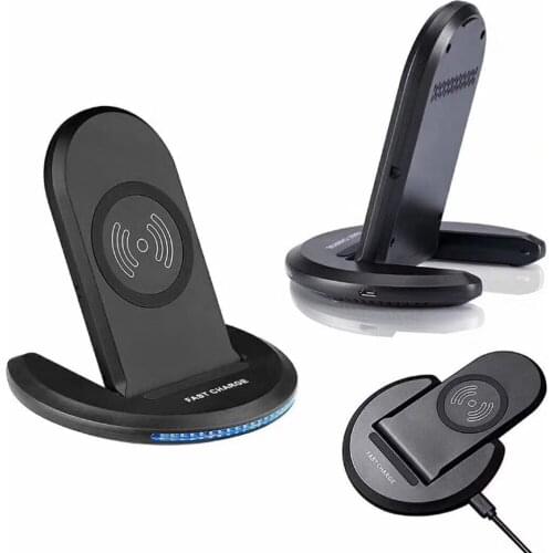 Qi Wireless Charger 10W Fast Charging Stand Dock Portable Wireless Charging Dock Station For Google Pixel 4/4 XL 3/3 XL