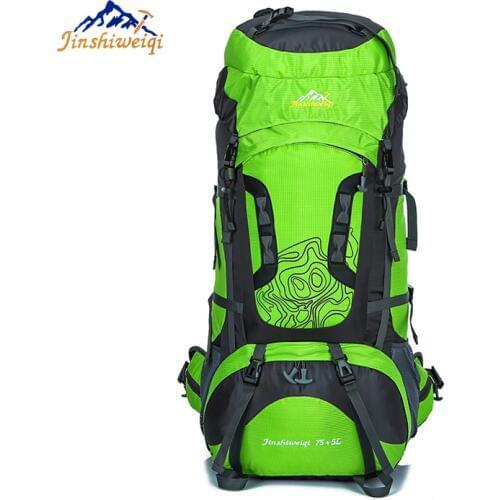 80L Large Outdoor Backpack Waterproof Unisex Nylon Travel Bags Camping Hiking Climbing Backpacks Waterproof Rucksack Sport bag