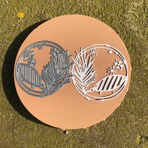 CH 2021 New Arrival one leaf Stencil Metal Cutting Dies For Scrapbooking Practice Hands-on DIY Album Card Craft Decoration