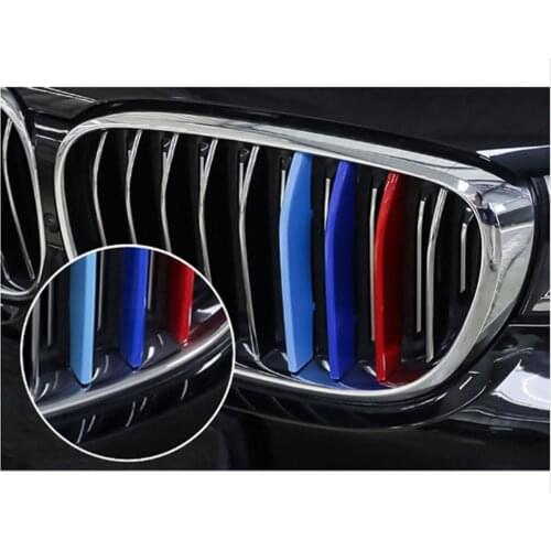 Loyalty for BMW 7 2016 2017 2018 2019 Exterior Front Grille Trim Strips Grill Cover Trim ABS Car Styling Auto Accessories