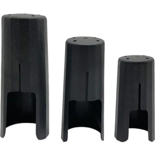 Black Alto/Tenor/Soprano Saxophone Mouthpiece Ligature Plastic Cap