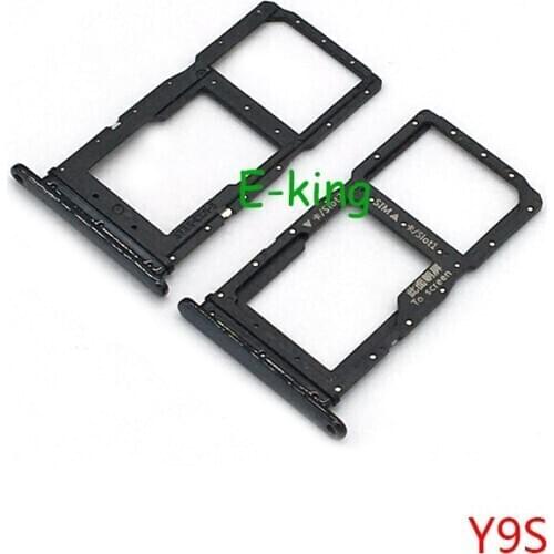 Sim Tray Holder For Huawei Y9S SIM Card Tray Slot Holder Adapter Socket Repair Parts