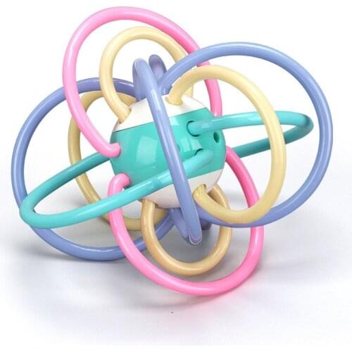 Baby Toys 0 12 Months Baby Teether Teether Ball Handbell Bite Glue Baby Toy Baby Toy