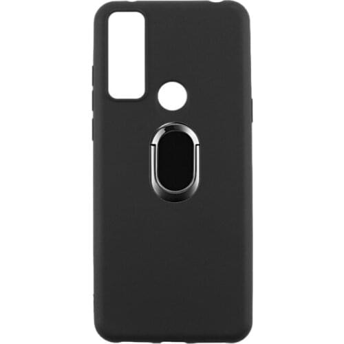 For TCL 20 SE Case Metal Ring Holder Magnetic car Silicone Phone Case On for TCL 20 se