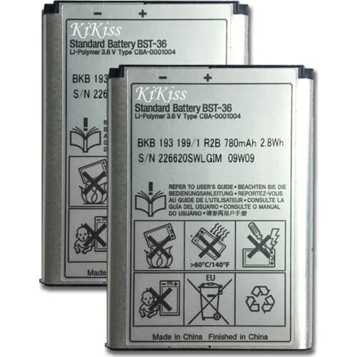 BST-36 Mobile Phone Battery For Sony Ericsson J300 K510i Z550a K310 J300C X0001 Z550C K320 K310i K310c K510c