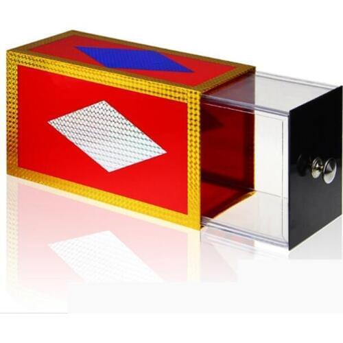 Drawer Box (Clear) Transparent Magic Tricks Production Items Box Appearing Stage Illusions Gimmick Fun Professional Magician