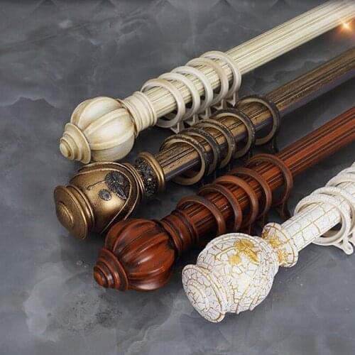 New Luxury curtains rod brackets support rideaux plexiglass Curtains holder Stick Art Hand carving curtain rods curtain bracket