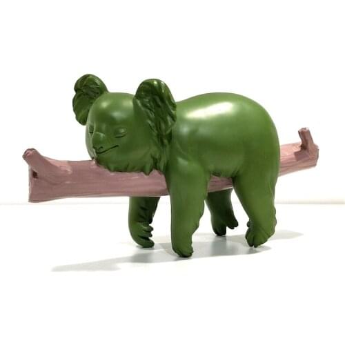 Cute Koala Figurine Resin Sloth Miniature Arboreal Animal Home Desktop Handwork Ornament Decor Gift Craft Accessories Furnishing