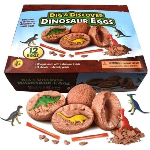 1Pcs Kids Mini Dinosaur Excavation Kits Dig a Dinosaur Archaeology Educational Toy Fossil Dig Science Kit for Kids Gifts