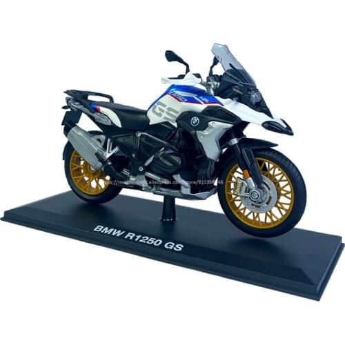 Maisto 1:12 With base scale BMW R1250 GS motorcycle replicas with authentic details motorcycle Model collection gift toy