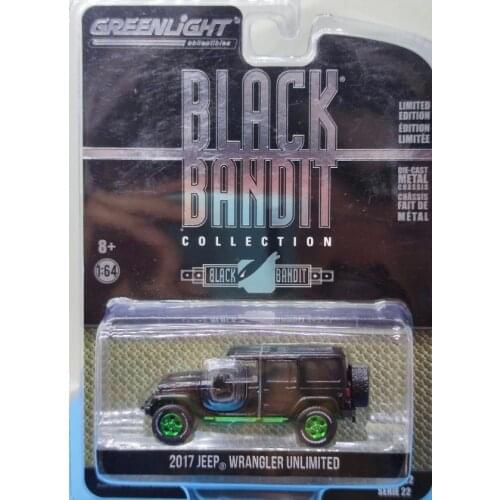 1/64 GreenLight 2017 Jeep Wrangler UNLIMITED Green Edition