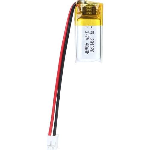 YDL 3.7V 40mAh 301020 RechargeableLipo Battery with JST Connector