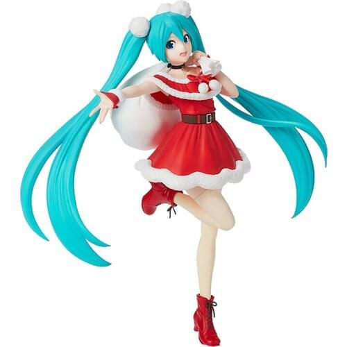 Vocaloid Hatsune Christmas 2020 Cartoon Figure Model Anime Figure Collectible Model Toys Desktop Ornaments Anime Toys Gift