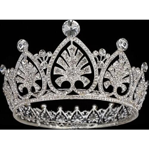 Tiaras and Crown HADIYANA Gorgeous Women Bridal Got Engaged Hair Accessories Party Headband Brithday BCY8958 Corona Princesa