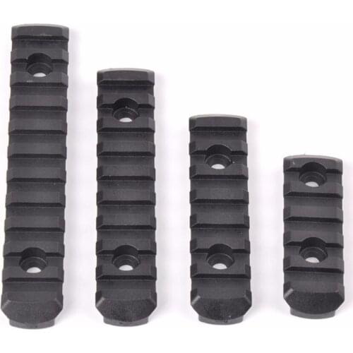 20mm 4Pcs M-LOK Picatinny Rifle Polymer Weaver Rail Section Set For Rifle Airgun Hunting Shooting