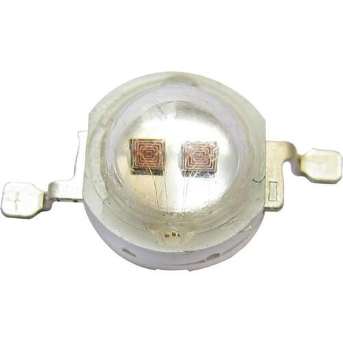 50pcs 2W 2-LED Infrared IR 850nm LED Diodes Bead light 1.7V 700mA For night vision Camera